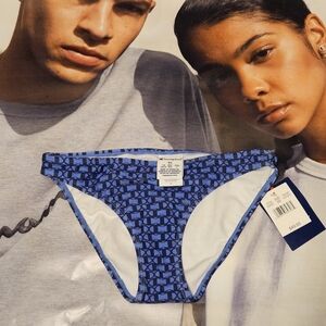 Women's Champion Navy Blue Logo Print Panty XS